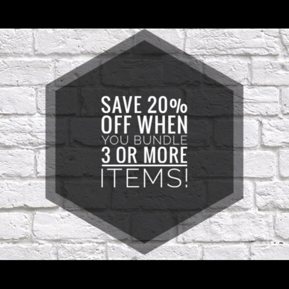 SAVE 20% BUNDLE 3 OR MORE...